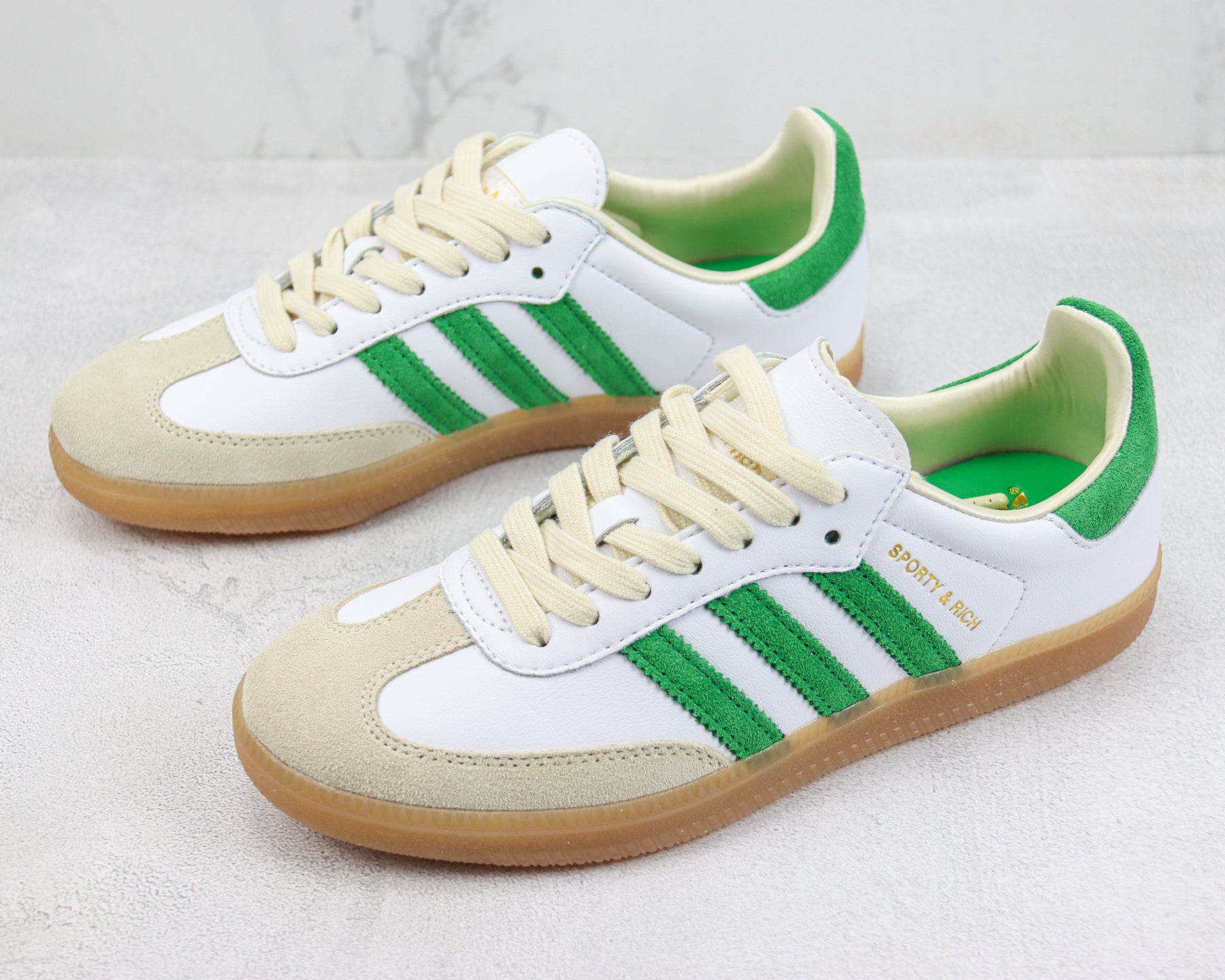 Adidas Samba OG Sporty & Rich White Green