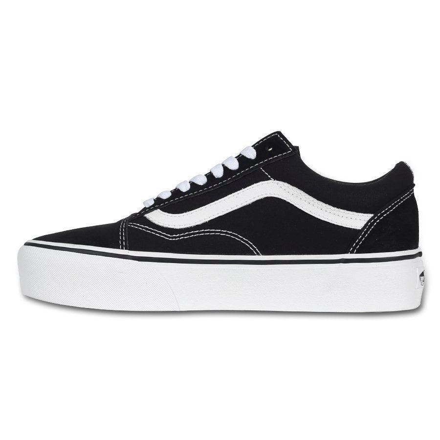 Tênis Masculino Vans Old Skool Sola Vulcanizada - Black/White